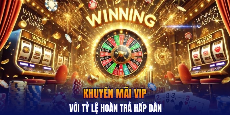 Khuyến mãi VIP với tỷ lệ hoàn trả hấp dẫn